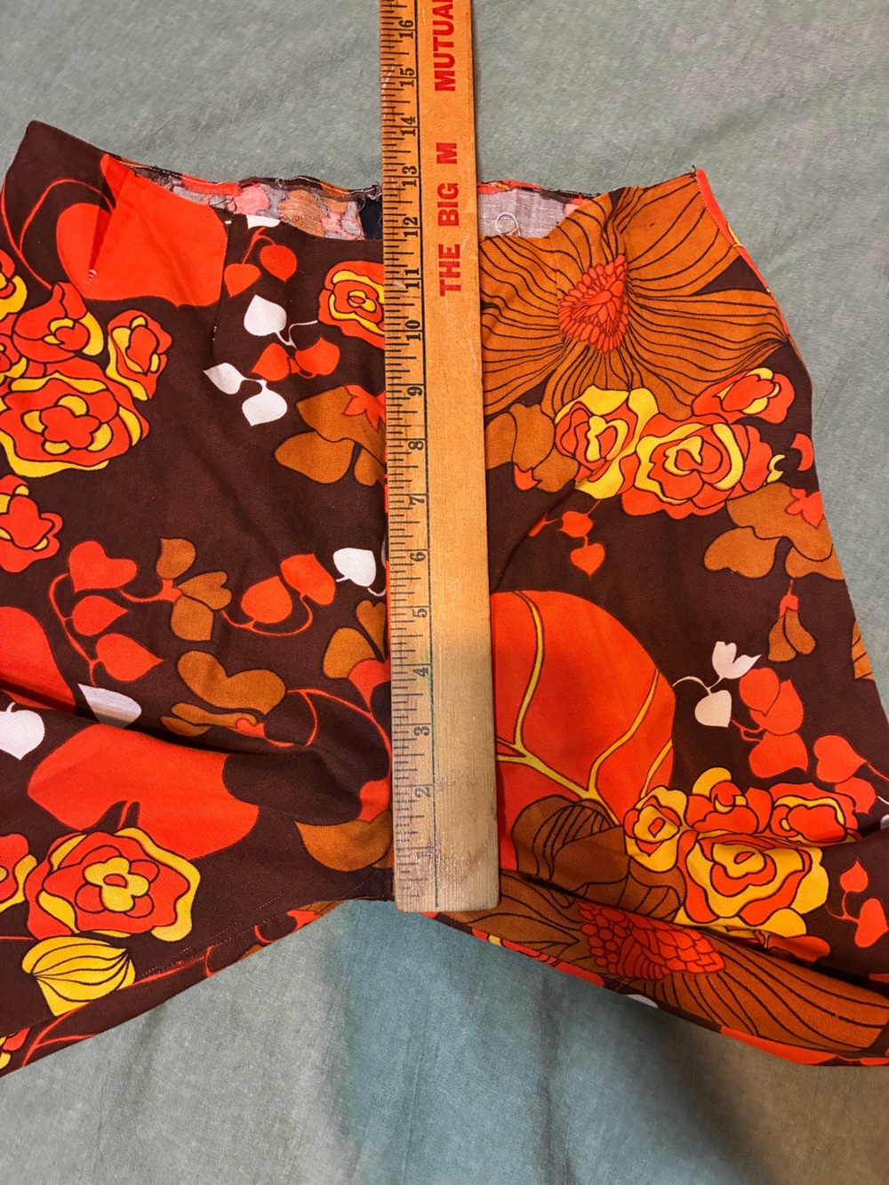 Vintage 60s/70s Mod Style Pantsuit Top & Pants Set - Picture 16 of 17